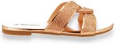 TOPWAY  dames slipper rosegold GOUD 40