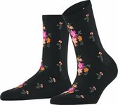 Burlington Tender Flower Sokken Dames 27075 - Zwart 3000 black Dames - 36-41