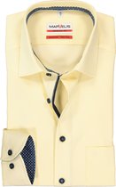 MARVELIS modern fit overhemd - maisgeel (contrast) - Strijkvrij - Boordmaat: 43