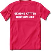 Gevonden Katten - Katten T-Shirt Kleding Cadeau | Dames - Heren - Unisex | Kat / Dieren shirt | Grappig Verjaardag kado | Tshirt Met Print | - Roze - XXL