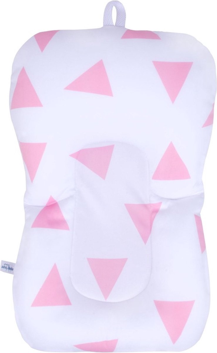 Goedkoopste Sevibaby Cozy Triangle Pink Baby Badkussen 69-101