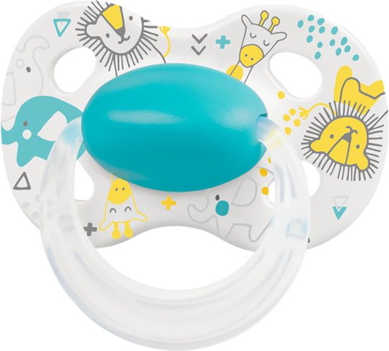 Medela Baby Fopspeen Original Hoge acceptatie orthdontisch ergonomische vorm - Turquoise Blauw - 18+ maanden - 1 stuks
