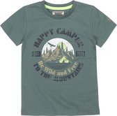 DJ Dutch jongens t-shirt Happy Camper Green