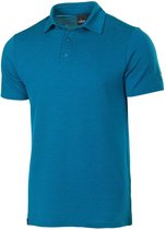 Ivanhoe poloshirt Elis Electric Blue voor heren van Merino en Tencel - Blauw