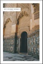 Walljar - Golden Door - Muurdecoratie - Poster