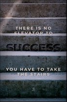 Walljar - Take The Stairs - Muurdecoratie - Poster met lijst