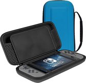 Hoesje Geschikt voor Nintendo Switch Case Hoes Hard Cover - Hoes Geschikt voor Nintendo Switch Hoes - Blauw