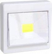 schakelaar led 8,7 x 8,7 x 2 cm wit