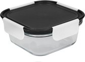 lunchbox Professional 700 ml 16,5 x 7,5 cm glas zwart