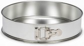 springvorm met bodem 18 cm tin zilver