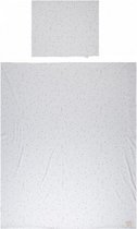 dekbedovertrek Dots junior 120 x 150 cm katoen crÃ¨me