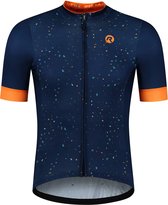 Rogelli Terrazzo Fietsshirt - Korte Mouwen - Heren - Blauw, Oranje - Maat 2XL