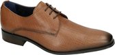 Fluchos -Heren -  cognac/caramel - geklede lage schoenen - maat 42