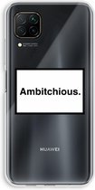 Case Company® - Huawei P40 Lite hoesje - Ambitchious - Soft Cover Telefoonhoesje - Bescherming aan alle Kanten en Schermrand