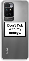 Case Company® - Xiaomi Redmi 10 hoesje - My energy - Soft Cover Telefoonhoesje - Bescherming aan alle Kanten en Schermrand