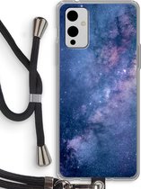 Case Company® - OnePlus 9 hoesje met Koord - Nebula - Telefoonhoesje met Zwart Koord - Bescherming aan alle Kanten en Over de Schermrand