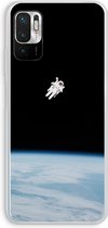 Case Company® - Xiaomi Redmi Note 10 5G hoesje - Alone in Space - Soft Cover Telefoonhoesje - Bescherming aan alle Kanten en Schermrand
