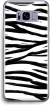 Case Company® - Samsung Galaxy S8 Plus hoesje - Zebra pattern - Soft Cover Telefoonhoesje - Bescherming aan alle Kanten en Schermrand