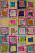KARUN VINTAGE MULTI VLOERKLEED PATCHWORK HANDGEWEVEN