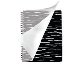 projectboek Flow A4 papier/polypropyleen zwart/wit