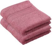 gastendoekje Stephanie 30 x 50 cm roze 2 stuks