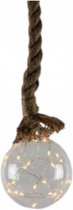 decoratieverlichting touw 140 cm sisal/glas bruin