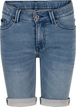 Indian Blue jongens korte jeans Dann Jog Light Denim