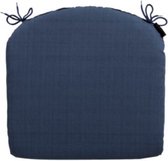 zitkussen Basic 46 x 48 cm katoen/polyester blauw