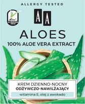 Aa - Aloe Vera 100% Aloe Extract Day-Night Nourishing And Moisturizing Cream 50Ml