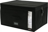opbergkoffer Infinity vacuüm 150 liter zwart XL