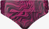 Osaga dames overslag bikinibroekje met print - Roze - Maat 44