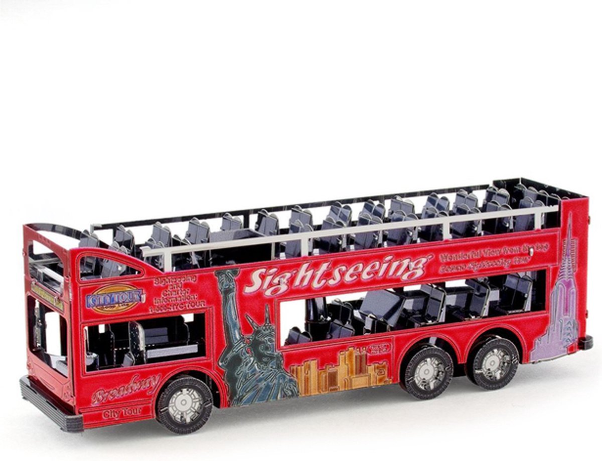 Metal Earth Big Apple Tour Bus Modelbouwset — afbeelding 10