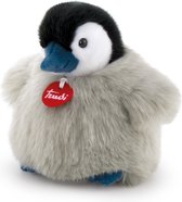 Trudi - Fluffy Pinguïn - Pluche knuffel - Ca. 18 cm Maat S - Voor jongens en meisjes - Grijs/Zwart S-29008