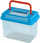 transportbox Geo 18,2 x 14 cm blauw/rood