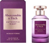 Abercrombie & Fitch Authentic Women Night Eau de Parfum Spray 100 ml