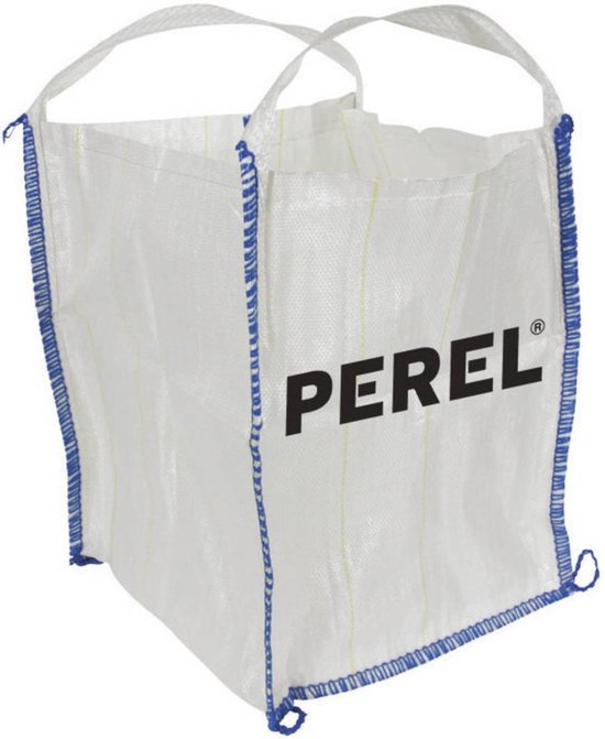 Foto: Perel big bag uv bestendig 2 handvaten 300 liter 65 x 65 x 71 cm