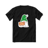 Kerstkabouter Buddy Kerst T-shirt | Groen | Jongens / Meisjes | Grappige Foute kersttrui Shirt Cadeau | Kindershirt | Leuke Elf, Rendier, Kerstboom en Kerstballen Ontwerpen. Maat 1