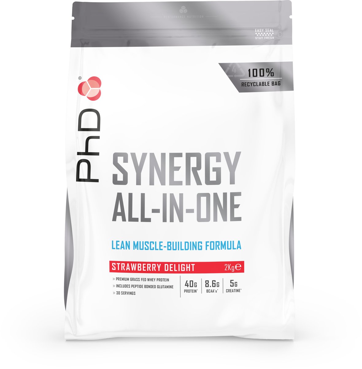 PHD Synergy All-In-One - 2kg - strawberry