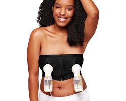 Soutien-gorge pompe Hands libres Medela Soutien-gorge pompe Easy Expression avec stretch adaptatif pour un ajustement parfait - Zwart - Taille S