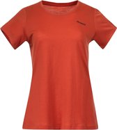 Graphic Wool Tee Dames - Brick