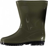 regenlaarzen halfhoog junior rubber groen maat 32