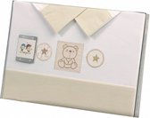 laken set beige beertje 3-delig klein
