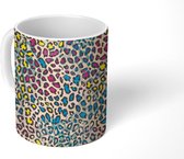 Mok - Koffiemok - Panterprint - Patronen - Kleuren - Mokken - 350 ML - Beker - Koffiemokken - Theemok