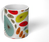 Mok - Koffiemok - Lijn - Cirkel - Design - Mokken - 350 ML - Beker - Koffiemokken - Theemok