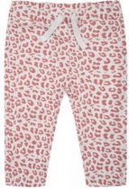 legging Leopard meisjes katoen roze/wit maat 80
