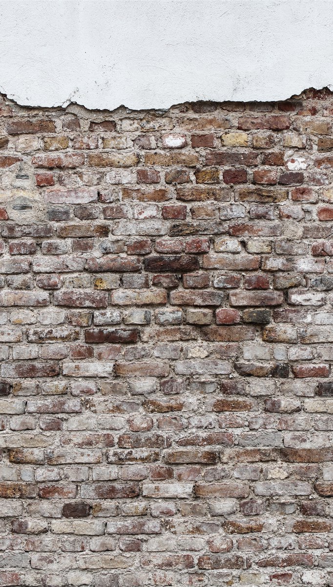 STENEN MUUR FOTOBEHANG | Herhaalbaar Patroon - 1,59 x 2,80 meter - A.S. Création Metropolitan Stories "The Wall"