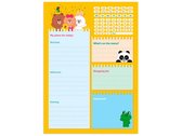 familieplanner Friends A5 papier geel 54 vellen