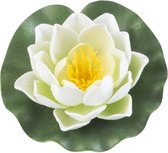 waterlelie Lotus 10 cm foam wit/groen