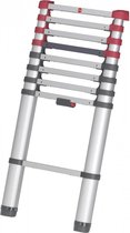Hailo T80 Aluminium Telescoopladder 13 Treden + Stabilisatiebalk 111-380 cm