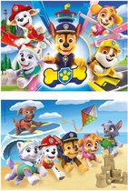 Clementoni SuperColor Puzzel Paw Patrol 2x20 Stukjes